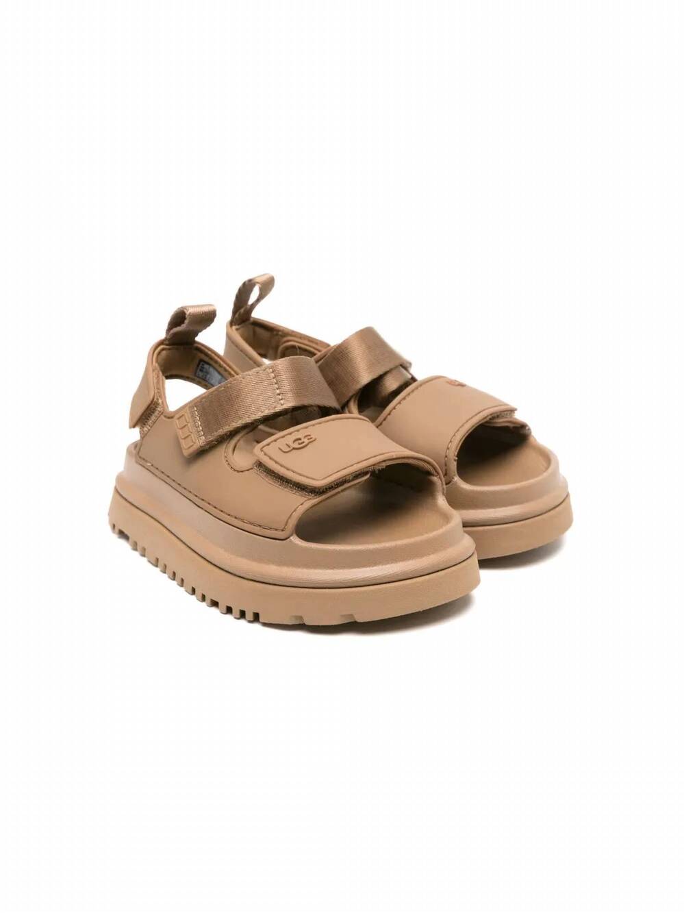 NEW UGG kid's goldenglow sandal in bison brown